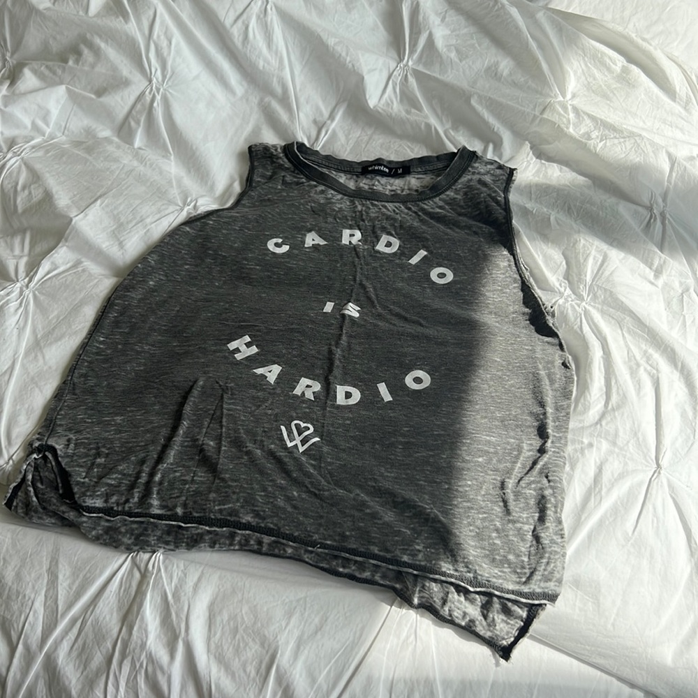Cardio is Hardio Workout Tank